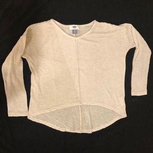 Lightweight Striped Long Sleeve Top